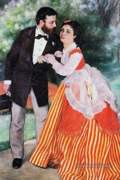 Pierre Auguste Renoir œuvres - Portrait d’Alfred et Marie Sisley maître Pierre Auguste Renoir